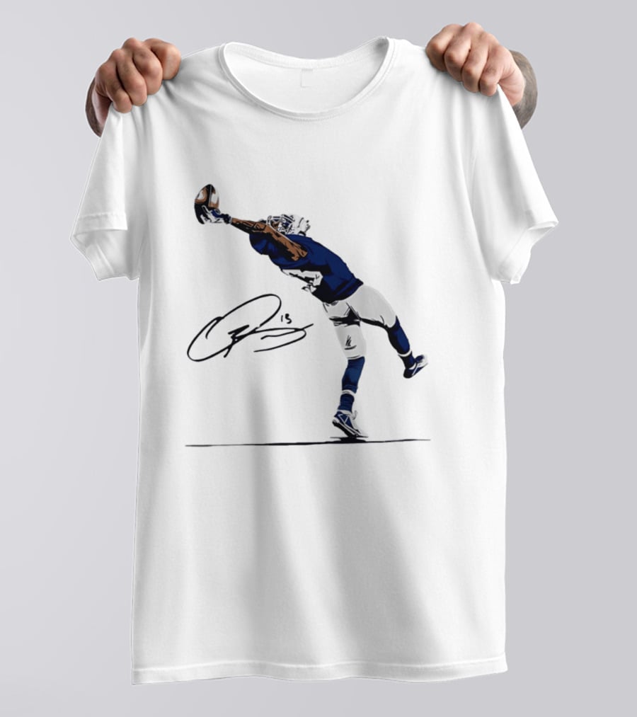 The Catch Odell Beckham Jr. Signature New York Giants Football Moment T-Shirt