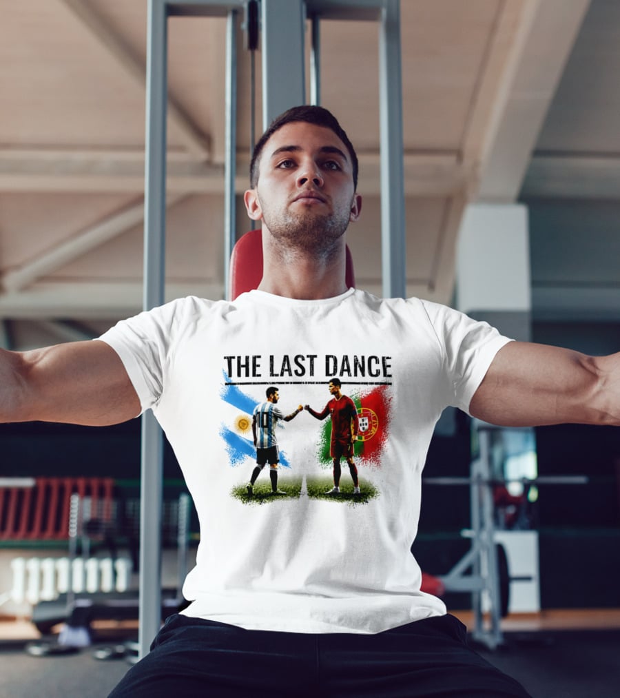 The Last Dance Messi Ronaldo Argentina Portugal Football Rivalry T-Shirt