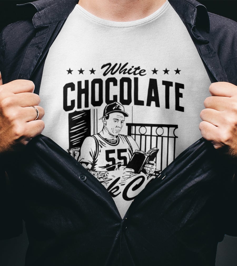 White Chocolate Book Club 55 Star Jersey Reader T-Shirt