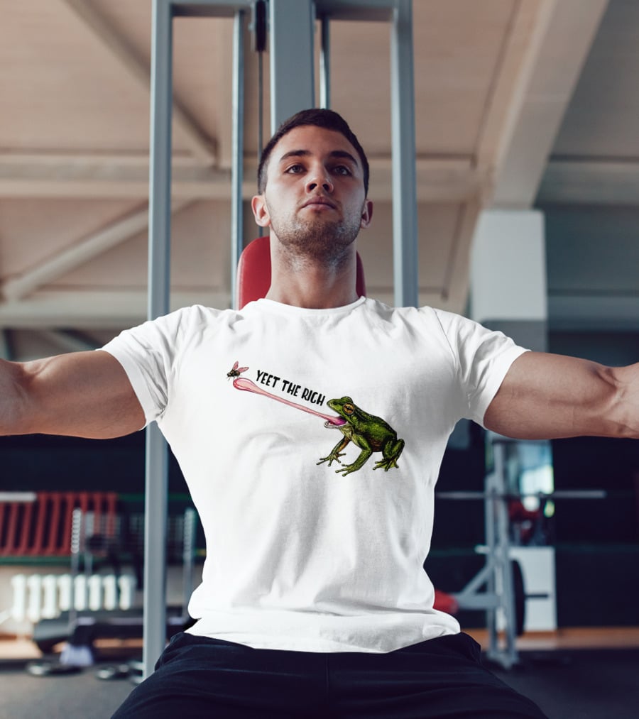 Yeet The Rich Frog With Fly Tongue Capture T-Shirt