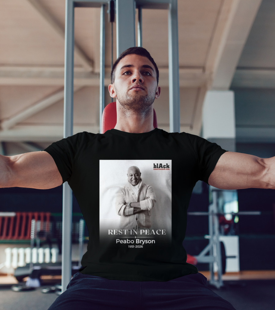 Rest In Peace Peabo Bryson 1951 2026 Black Americaweb T-Shirt