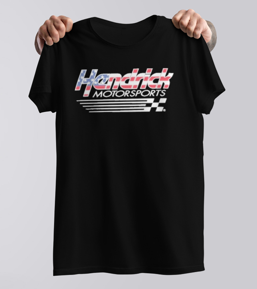 Hendrick Motorsports 2026 Patriotic With American Flag T-Shirt