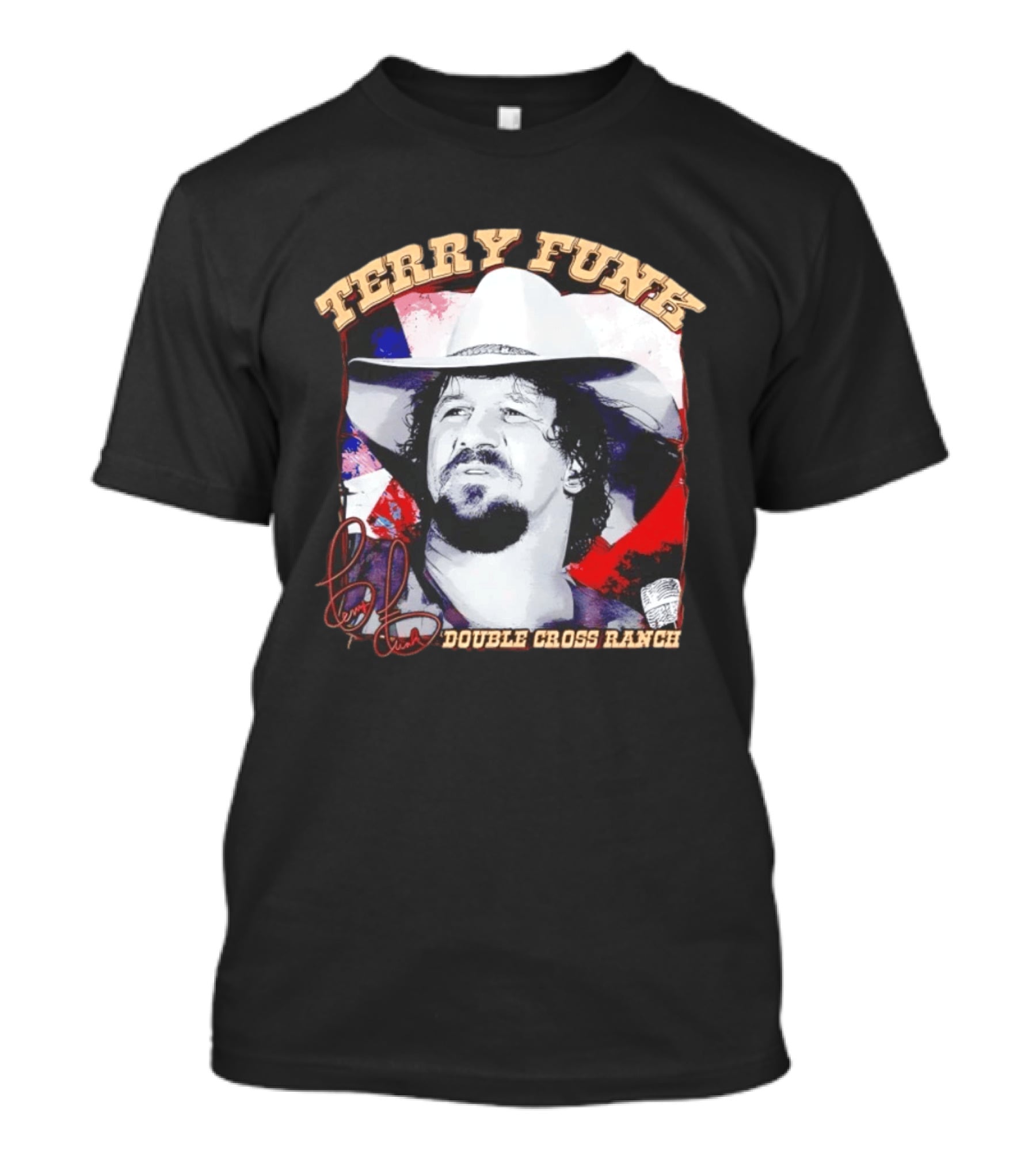 Terry Funk Double Cross Ranch WWE Cowboy T-Shirt