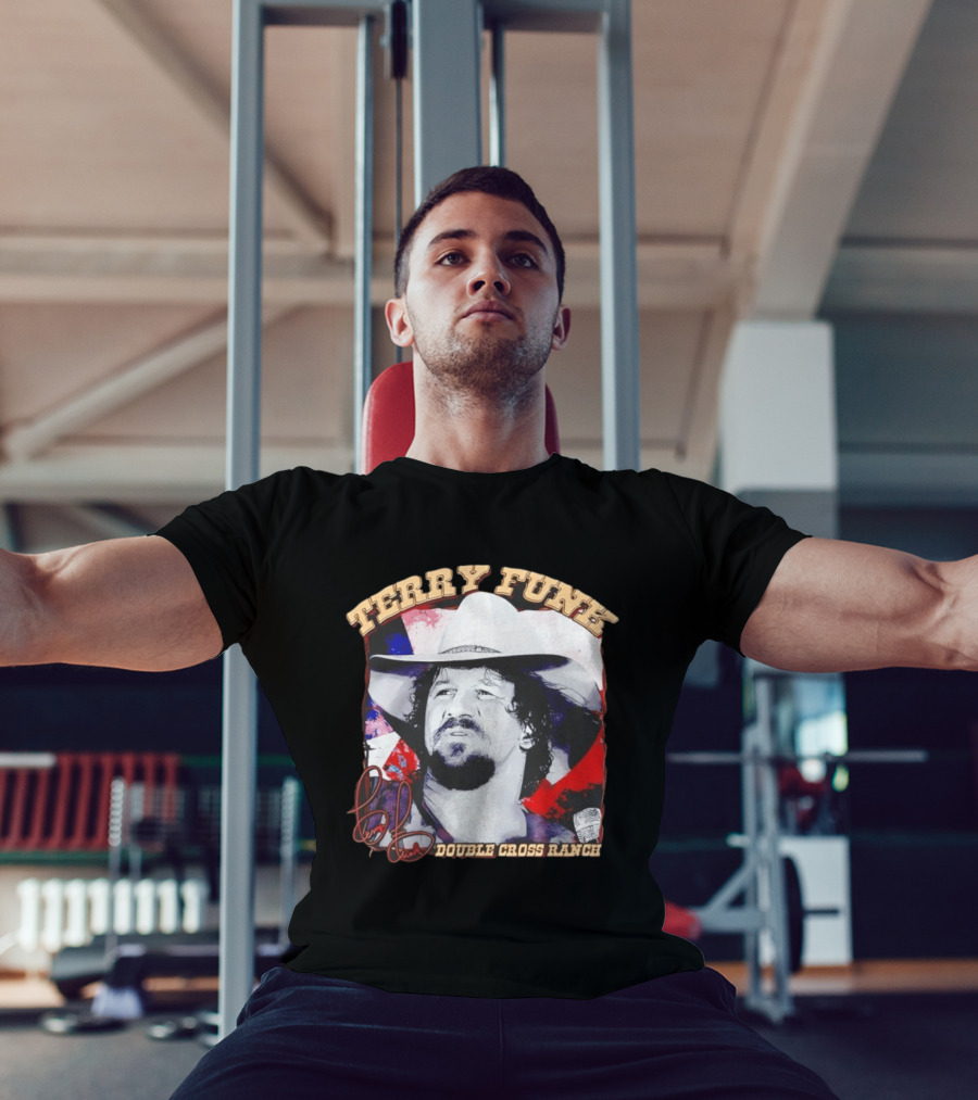 Terry Funk Double Cross Ranch WWE Cowboy T-Shirt