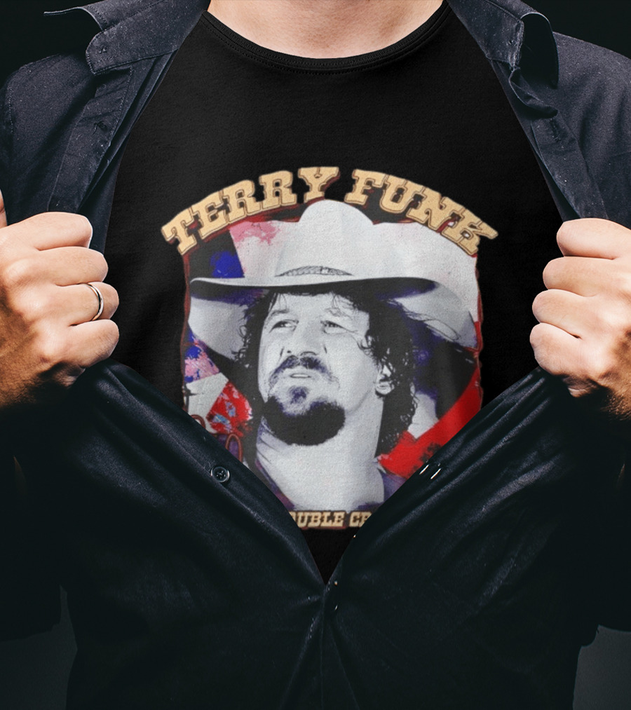 Terry Funk Double Cross Ranch WWE Cowboy T-Shirt