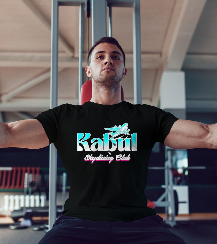 Kabul Skydiving Club Airplane Adventure T-Shirt