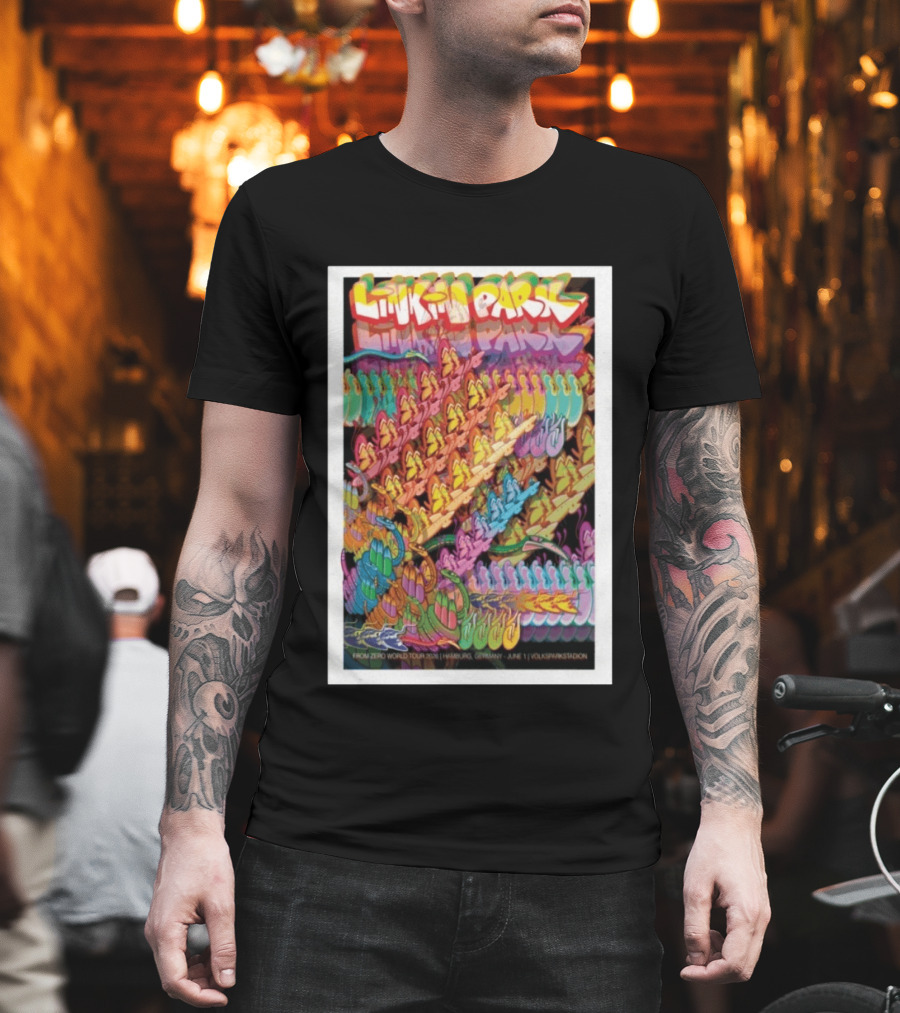 Linkin Park From Zero World Tour 2026 Hamburg Germany June 1 Volksparkstadion T-Shirt
