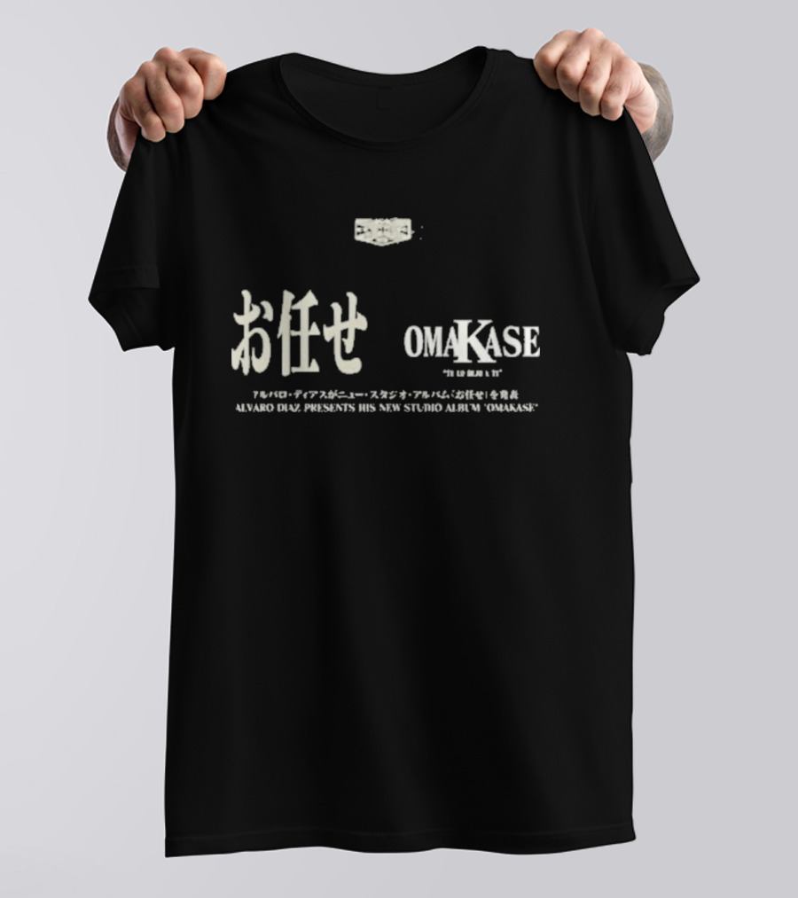 Alvaro Diaz Presents New Album Omakase Te Lo Dejo A Ti Studio Release Collaboration T-Shirt