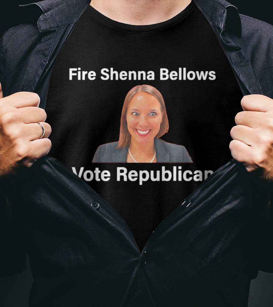 Fire Shenna Bellows Vote Republican 2026 T-Shirt