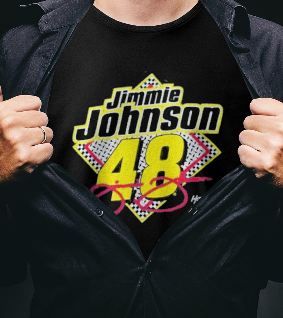 Hendrick Motorsports Jimmie Johnson 48 Racing Team NASCAR Fan T-Shirt