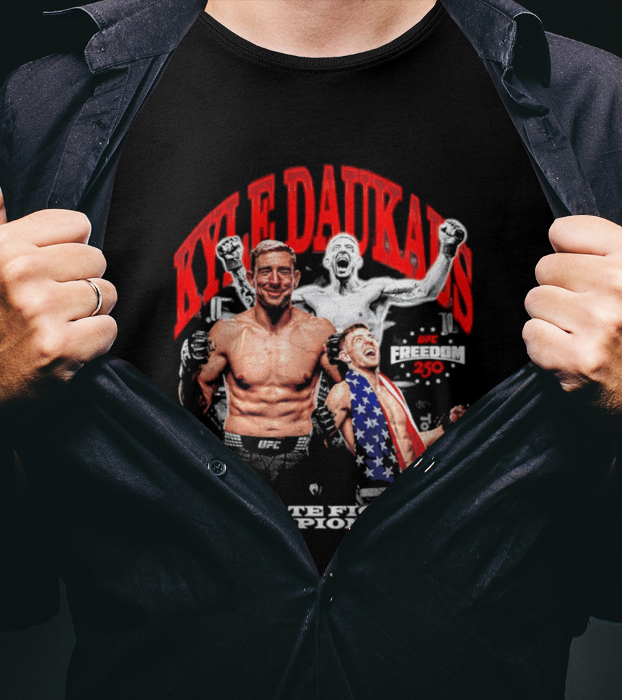 Kyle Daukaus UFC Ultimate Fighting Championship Freedom 250 T-Shirt