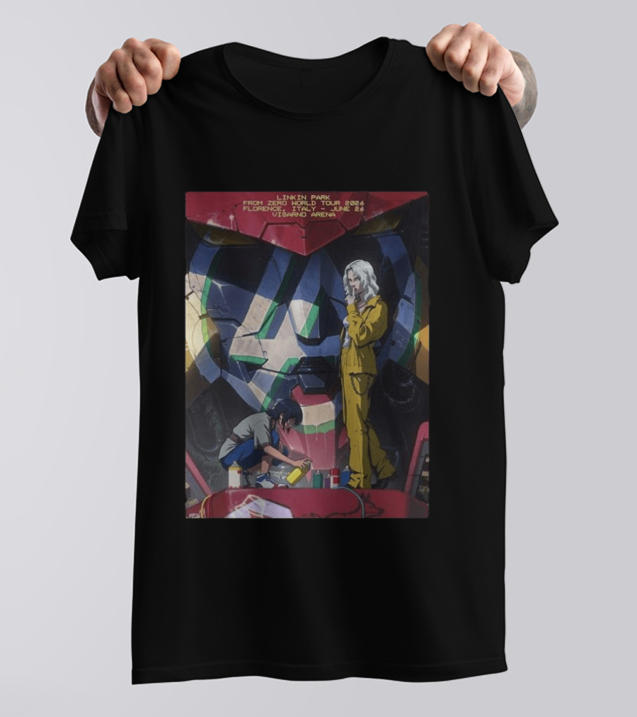 Linkin Park From Zero World Tour 2026 Florence Italy June 26 Visarno Arena T-Shirt
