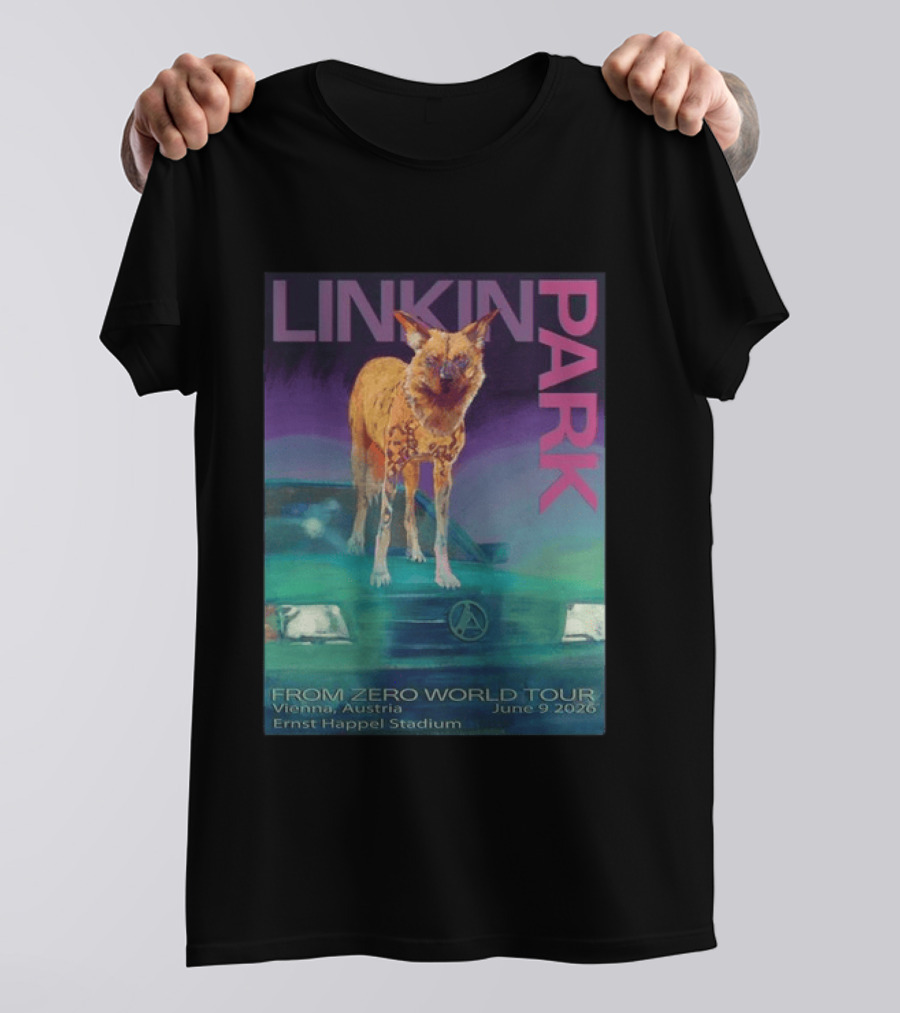 Linkin Park From Zero World Tour 2026 Vienna Austria June 9 Ernst Happel Stadium T-Shirt
