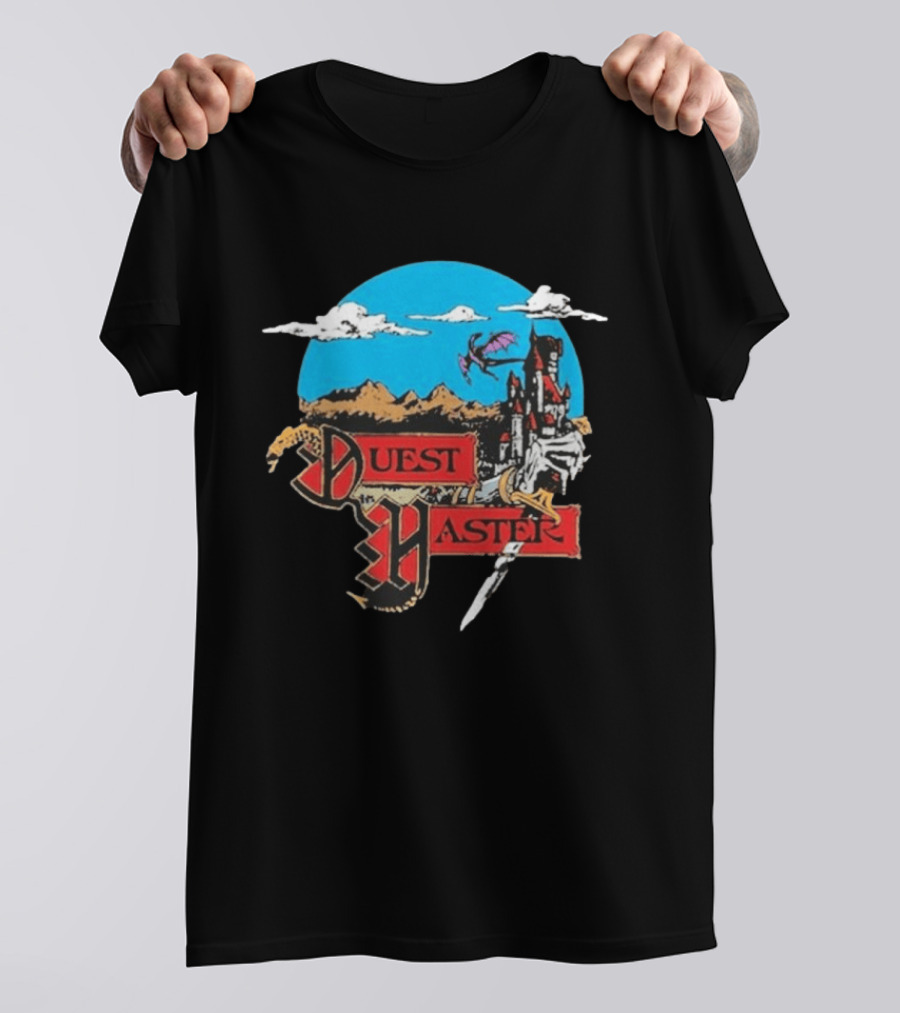 Quest Master High Fantasy Adventure Dragon Castle T-Shirt
