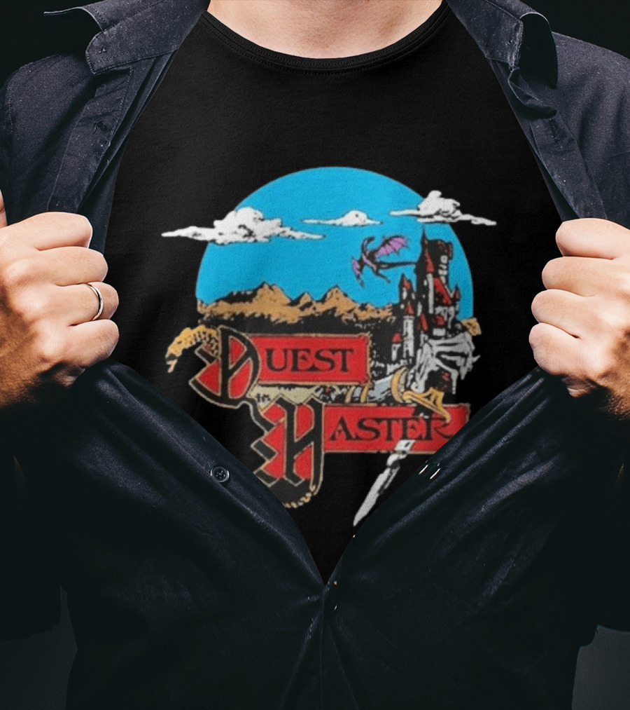 Quest Master High Fantasy Adventure Dragon Castle T-Shirt