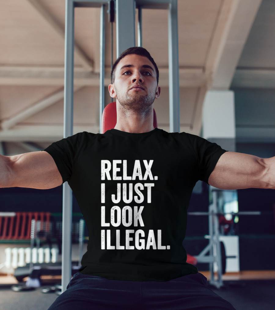 Ronald Acuna Jr Relax I Just Look Illegal 2026 T-Shirt