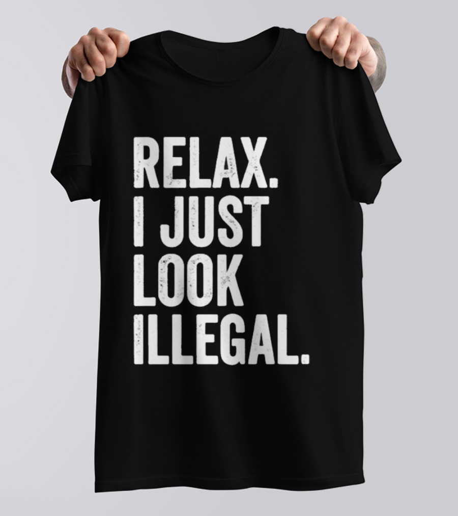 Ronald Acuna Jr Relax I Just Look Illegal 2026 T-Shirt