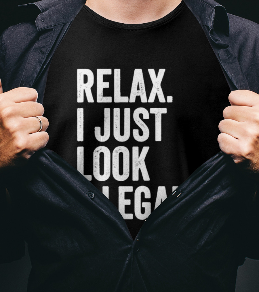Ronald Acuna Jr Relax I Just Look Illegal 2026 T-Shirt