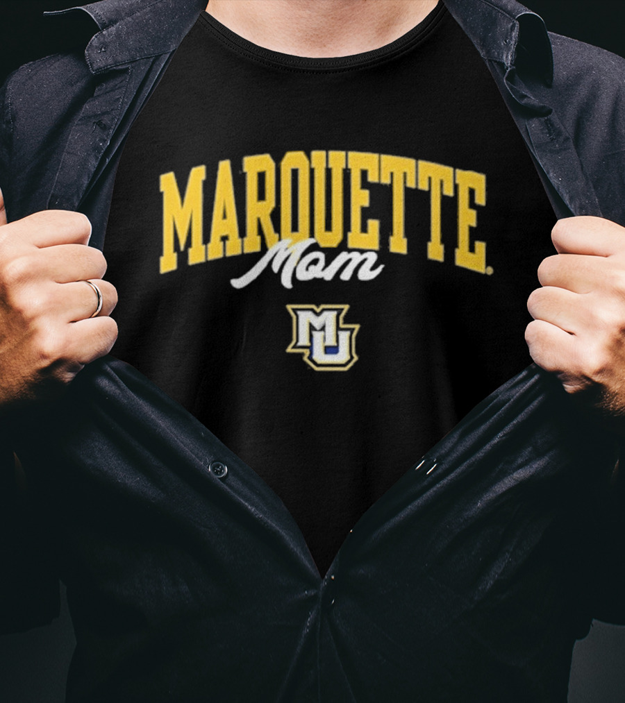 Marquette Golden Eagles Mom MU Logo Summit Sportswear T-Shirt