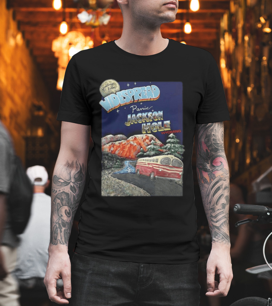 Greetings From Widespread Panic Jackson Hole Wyoming July 5 2026 Show Announce T-Shirt