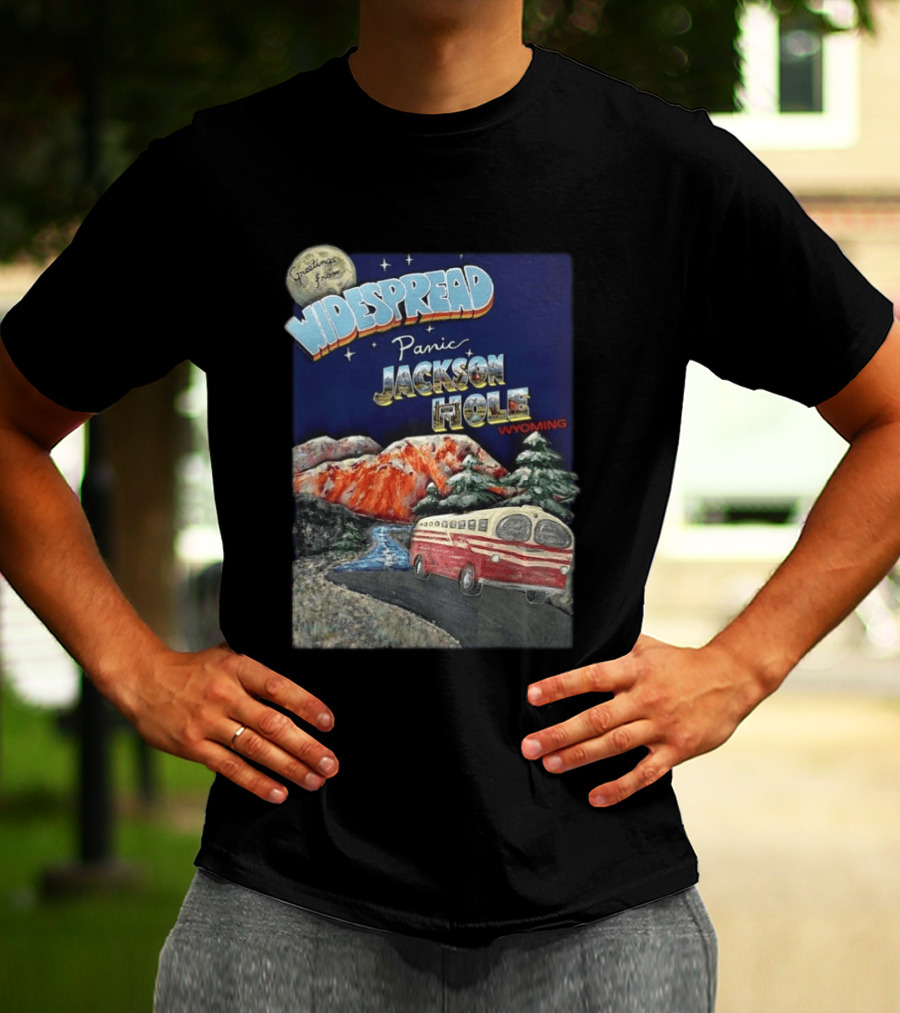 Greetings From Widespread Panic Jackson Hole Wyoming July 5 2026 Show Announce T-Shirt