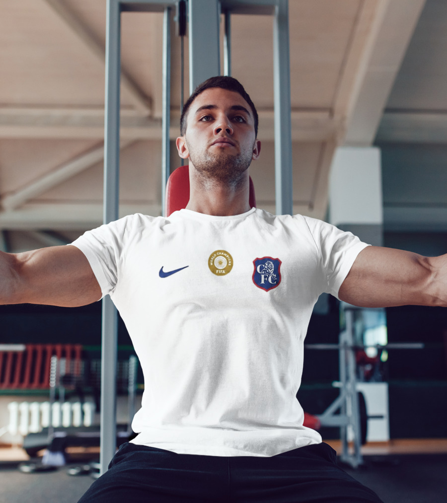 Chelsea 2026 27 FIFA World Champions CFC Nike White Away Kit T-Shirt