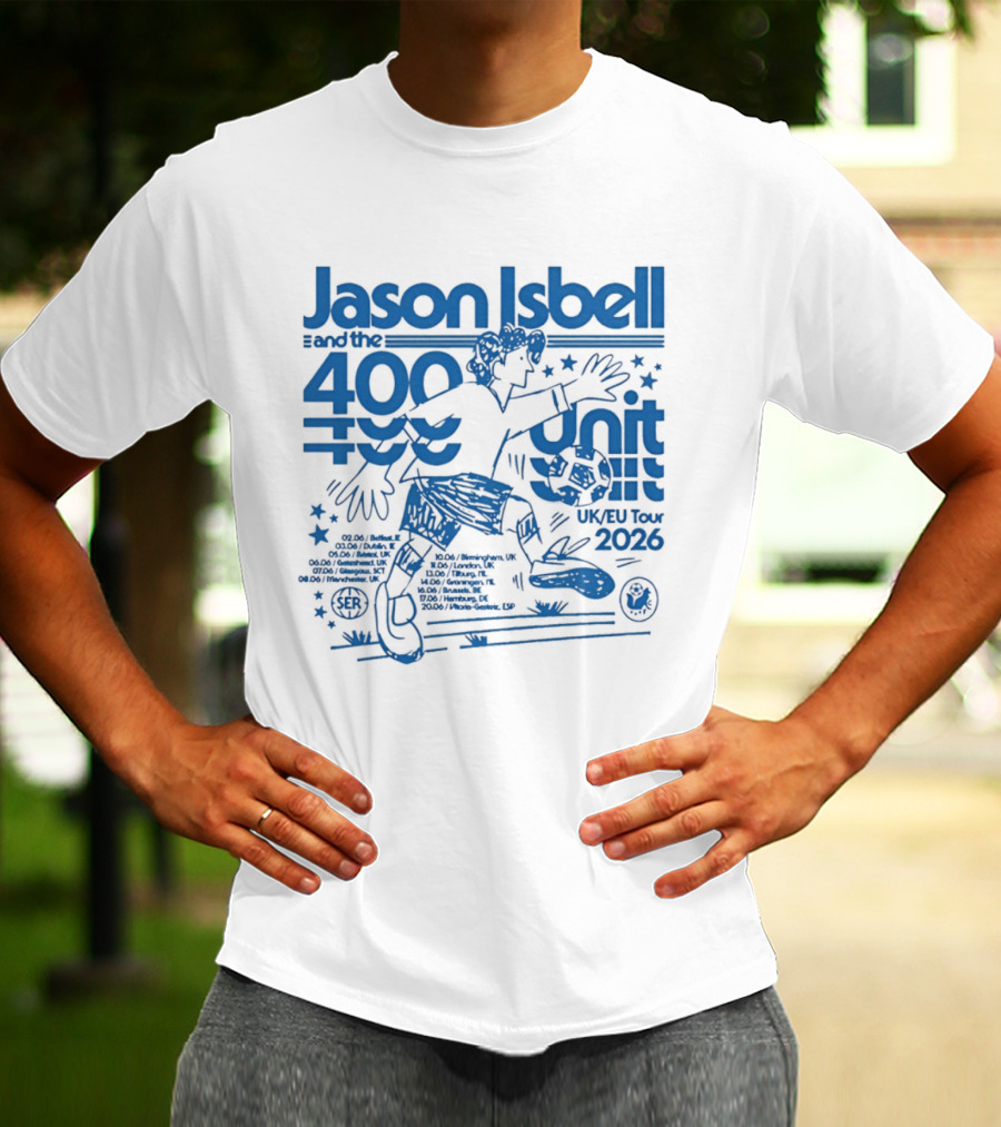 Jason Isbell 400 Unit Live June 2026 Southeastern Records UK EU Tour T-Shirt