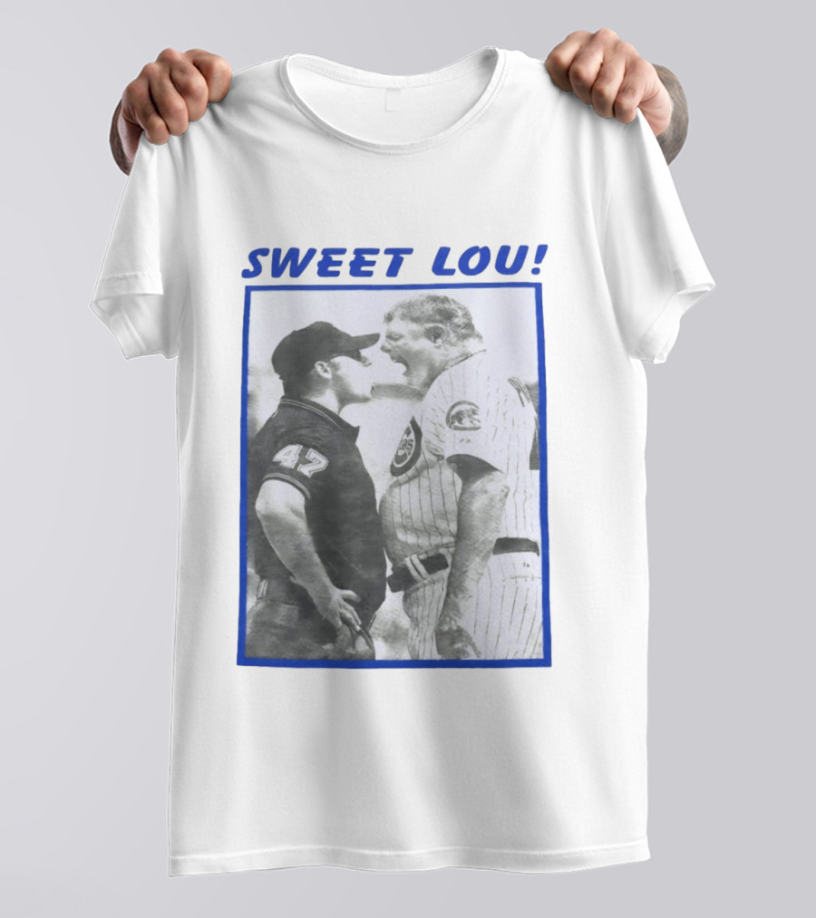 Sweet Lou Piniella Chicago Cubs MLB Umpire Confrontation T-Shirt