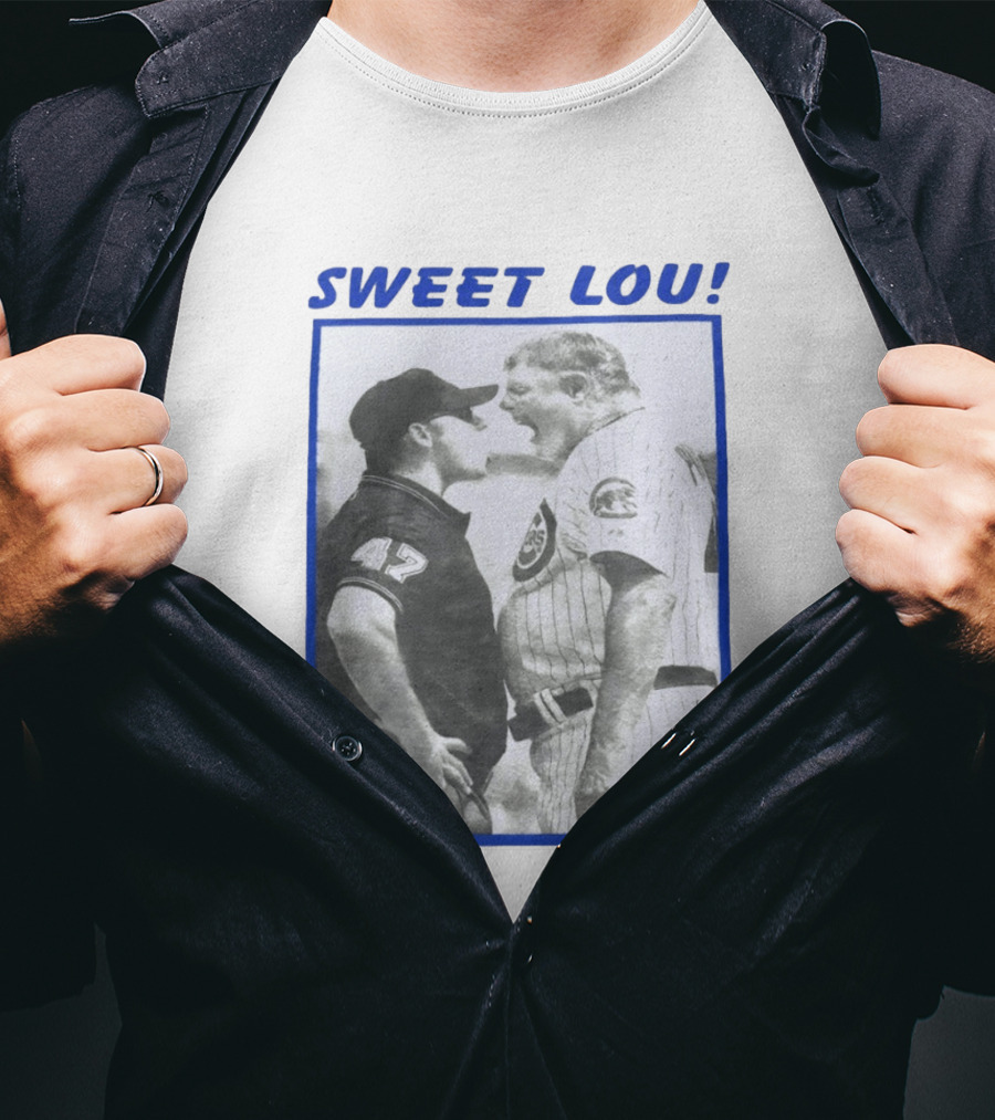 Sweet Lou Piniella Chicago Cubs MLB Umpire Confrontation T-Shirt