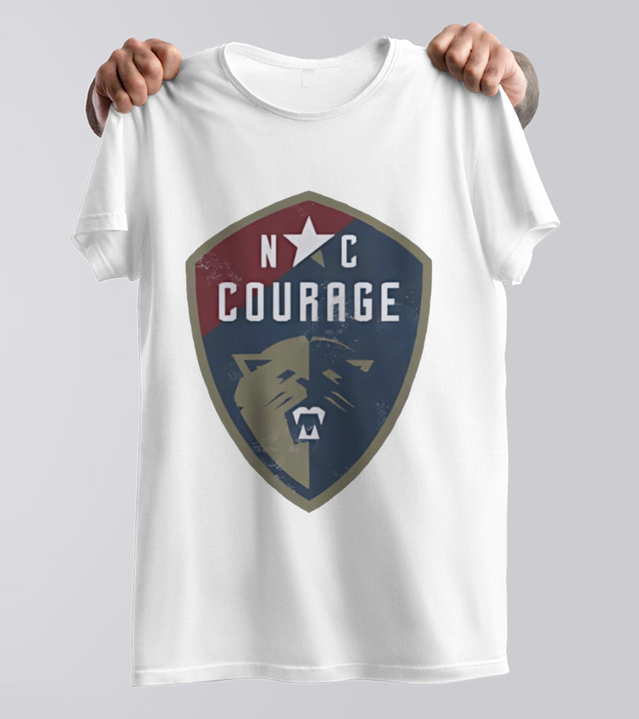 North Carolina Courage Star Shield NC Courage T-Shirt