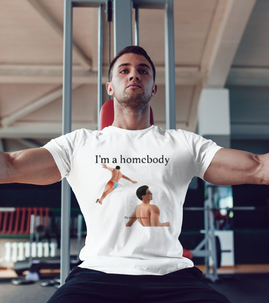 I'm A Homebody Plz Leave Me Alone Vintage Poolside Relaxation T-Shirt