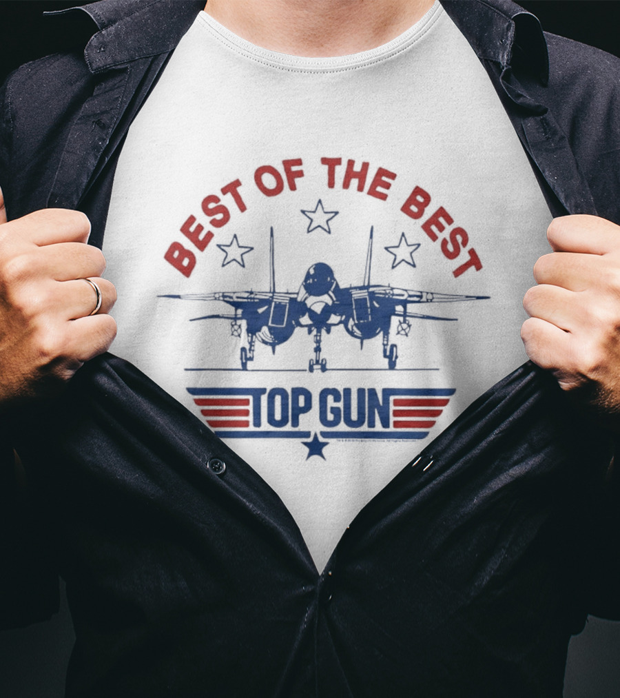 Top Gun Best Of The Best F 14 Tomcat Jet Fighter Movie T-Shirt