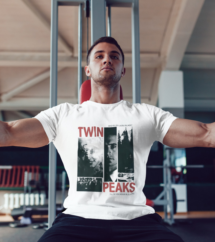 Twin Peaks Laura Palmer Dale Cooper Who Killed Laura Palmer I'll See You Again T-Shirt