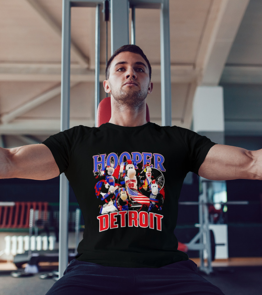 Detroit Pistons Hooper 2026 NBA Crossroads T-Shirt