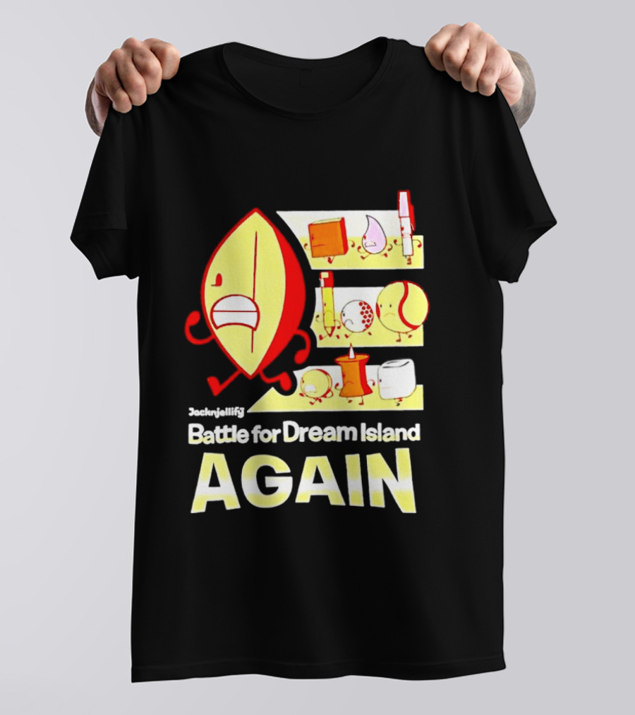Battle For Dream Island Again Leafy BFDI Characters T-Shirt