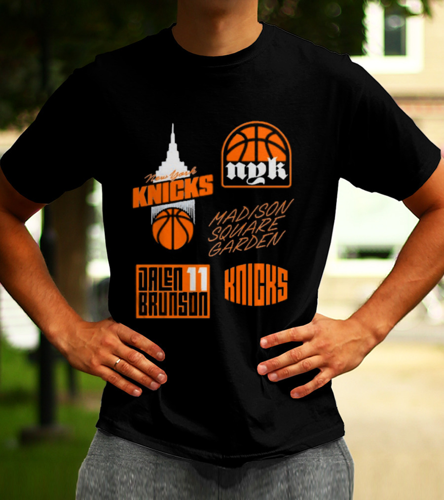 New York Knicks Jalen Brunson MSG NYK 11 Madison Square Garden T-Shirt