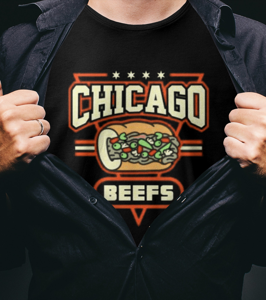 Chicago Beefs Sandwich Stars T-Shirt