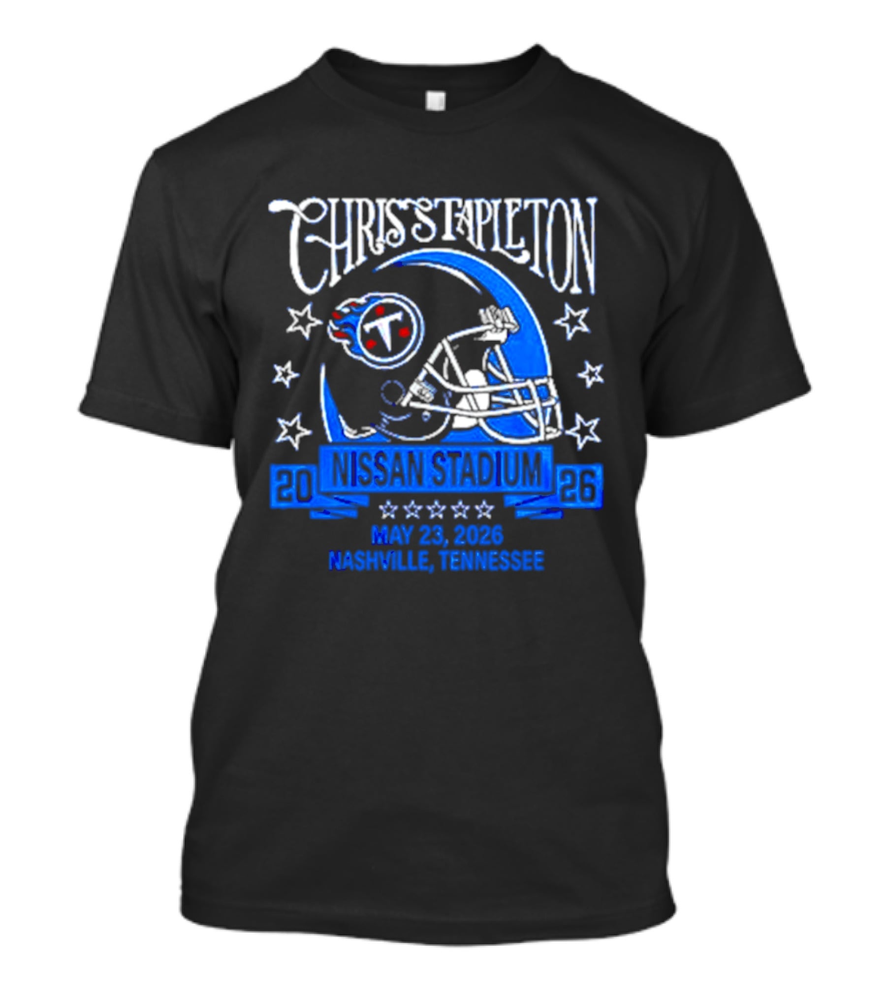 Chris Stapleton 2026 Nashville Nissan Stadium Tennessee Titans May 25 T-Shirt