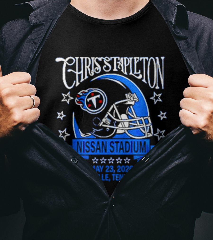 Chris Stapleton 2026 Nashville Nissan Stadium Tennessee Titans May 25 T-Shirt
