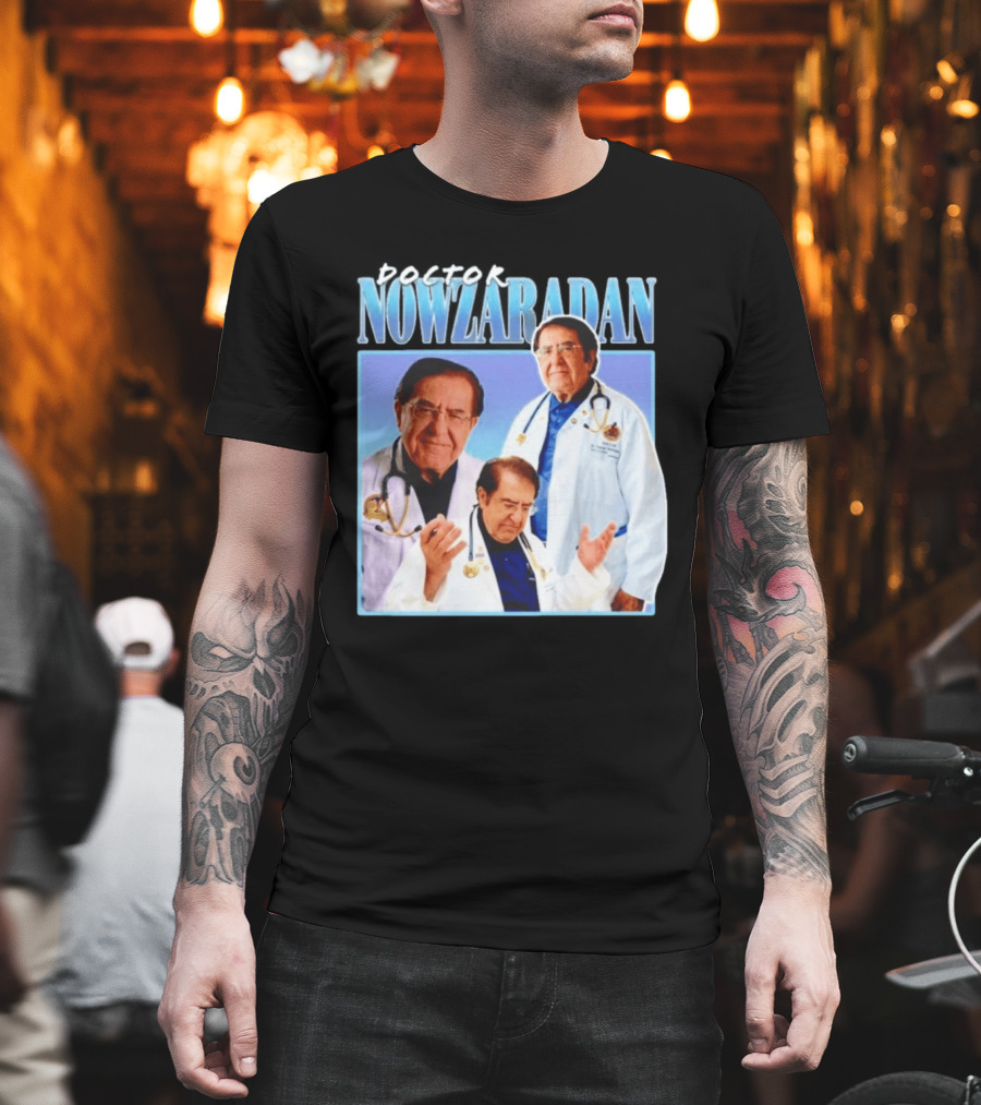 Doctor Nowzaradan My 600Lb Life Blue Stethoscope T-Shirt