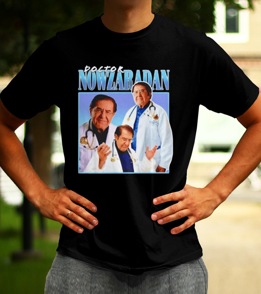 Doctor Nowzaradan My 600Lb Life Blue Stethoscope T-Shirt