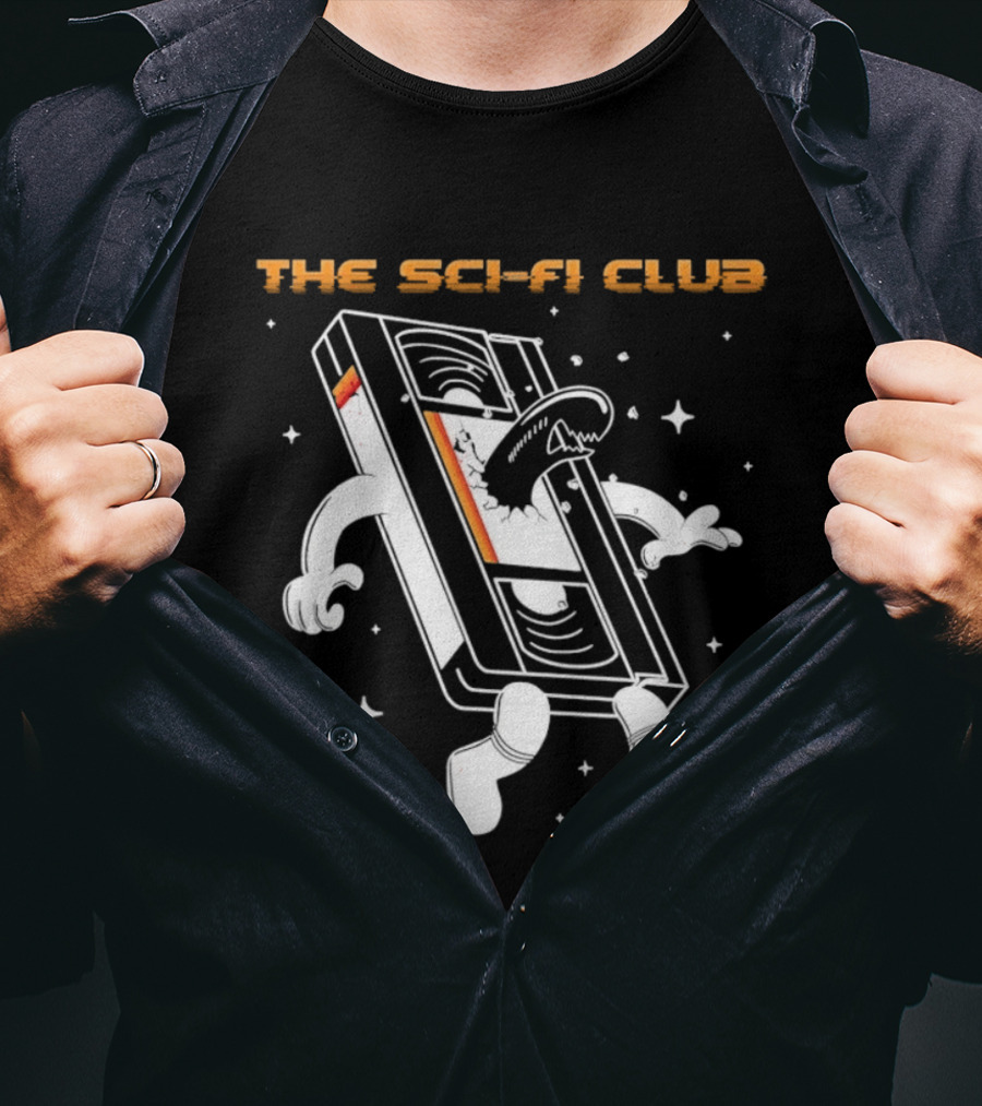 The Sci Fi Club Alien VHS Tape T-Shirt