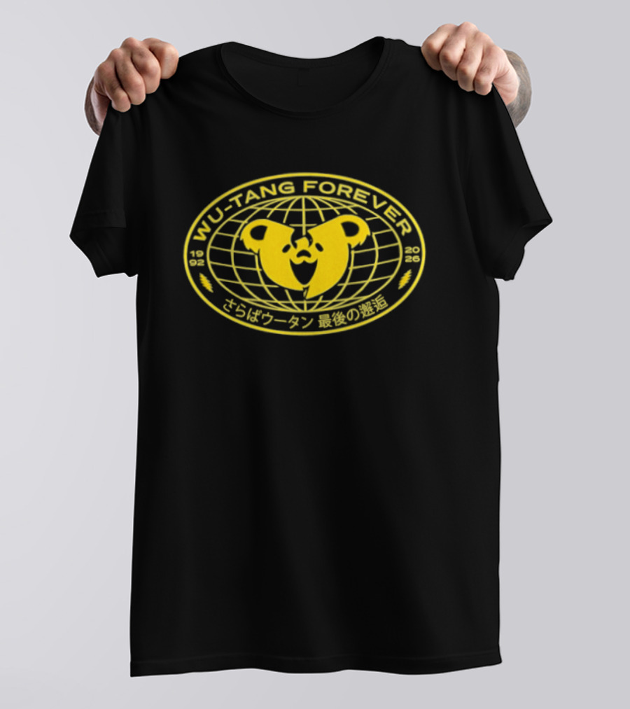 Wu Tang Forever 1992 2026 Tornado Bear Icon Japanese T-Shirt