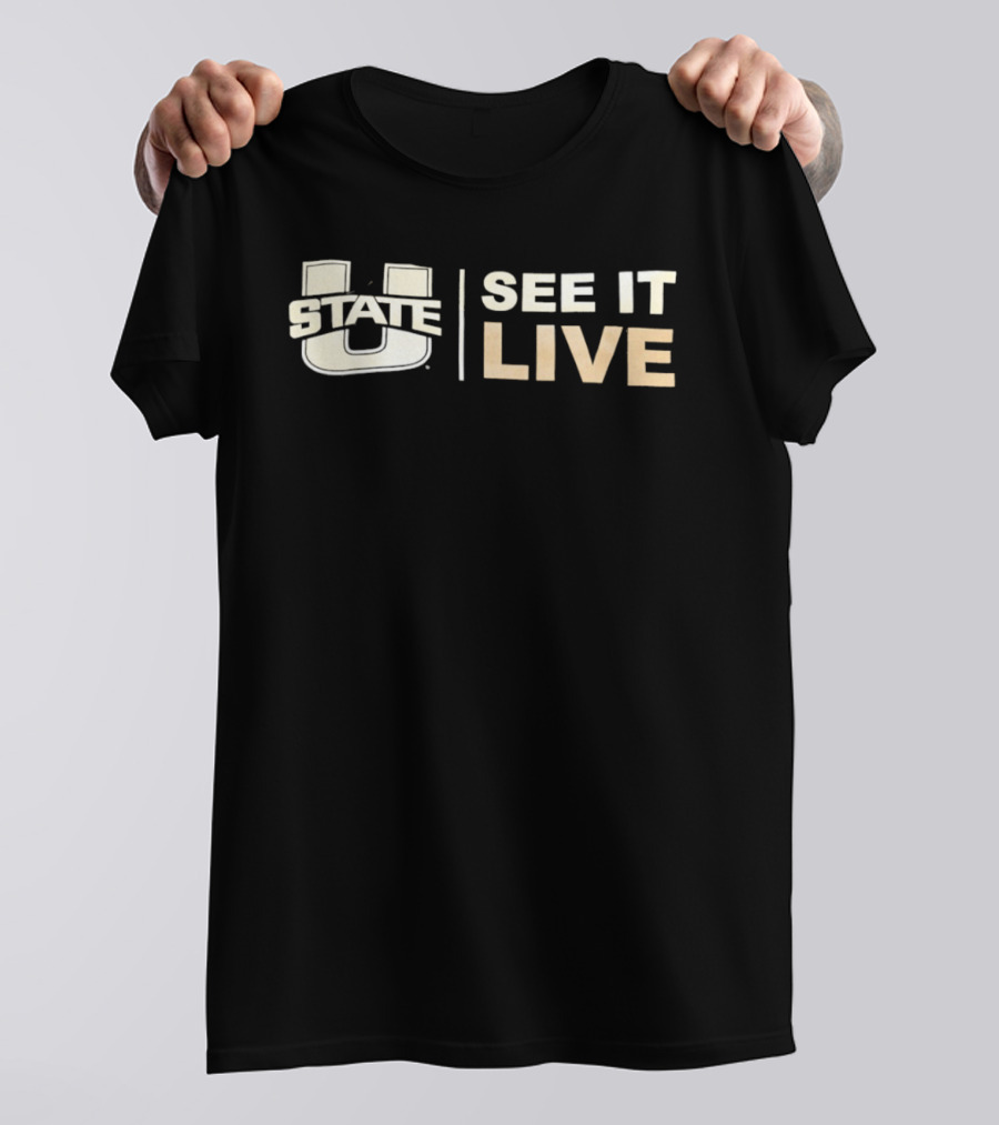 Utah State U State See It Live T-Shirt
