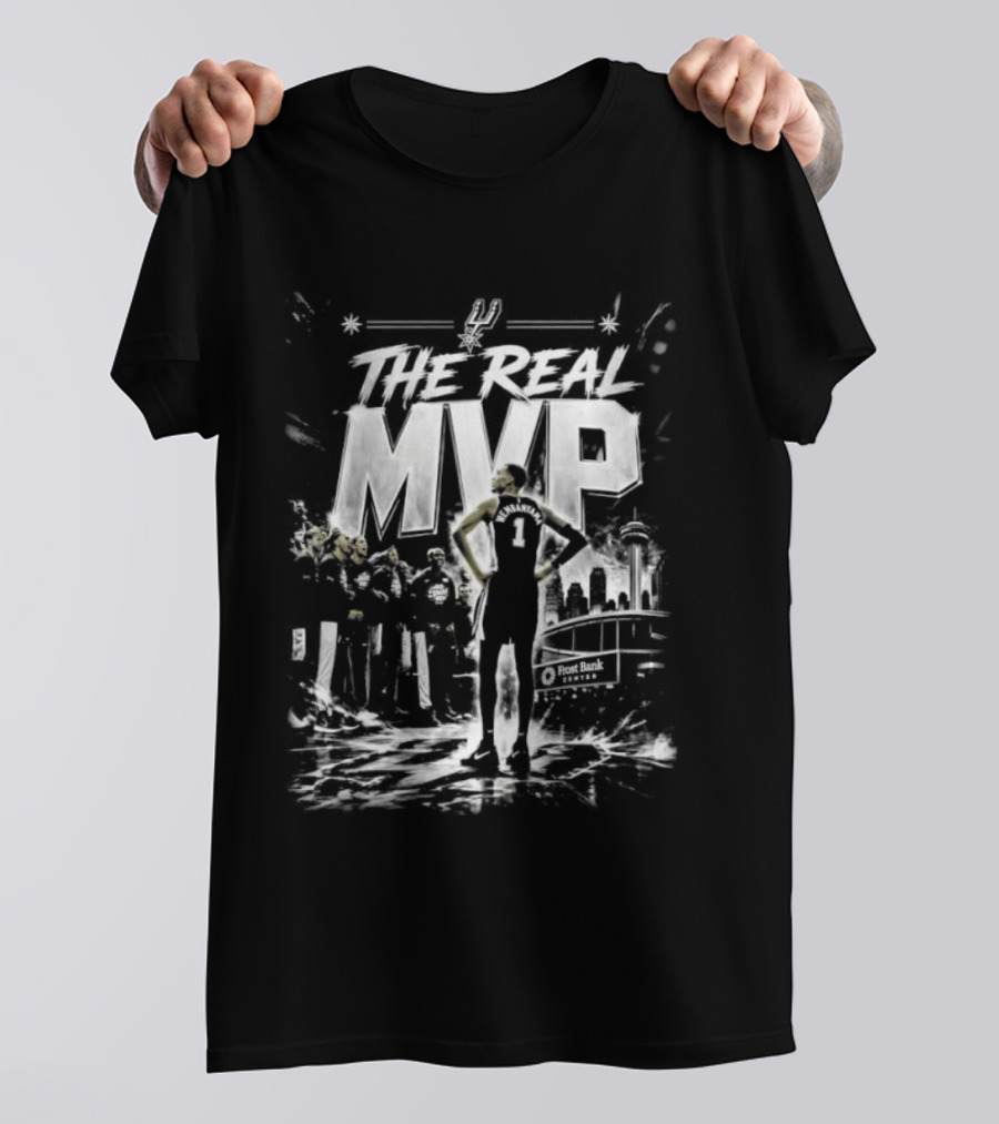 Victor Wembanyama The Real MVP San Antonio Spurs Basketball Star T-Shirt