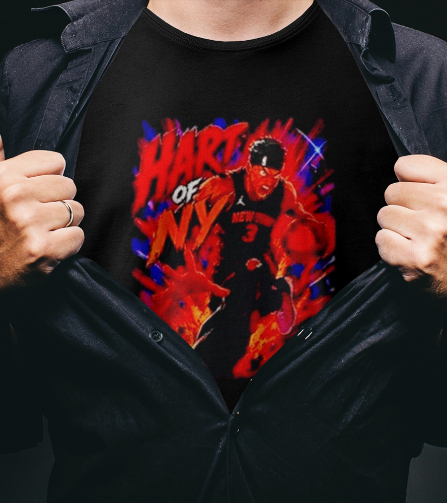 New York Knicks Josh Hart Of NY Black Basketball T-Shirt
