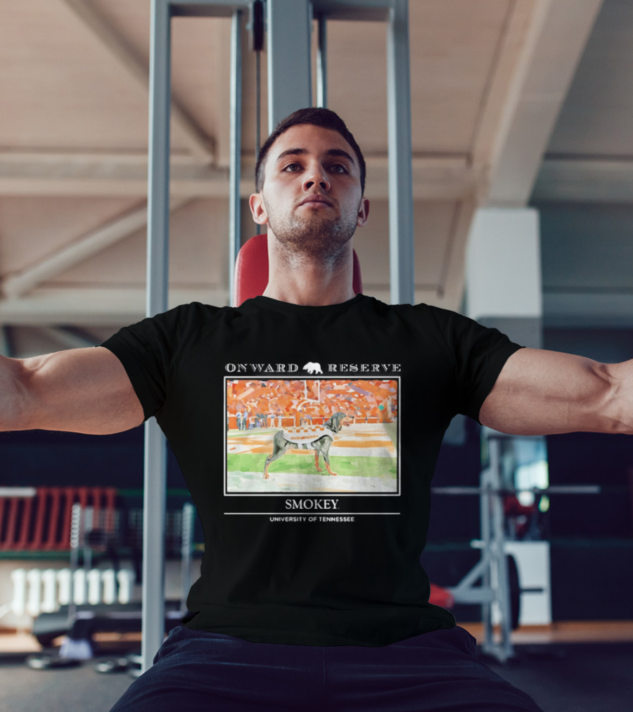 Onward Reserve Smokey University Of Tennessee Volunteers Football Stadium T-Shirt