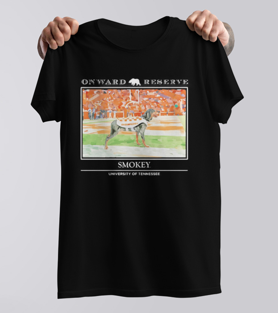 Onward Reserve Smokey University Of Tennessee Volunteers Football Stadium T-Shirt