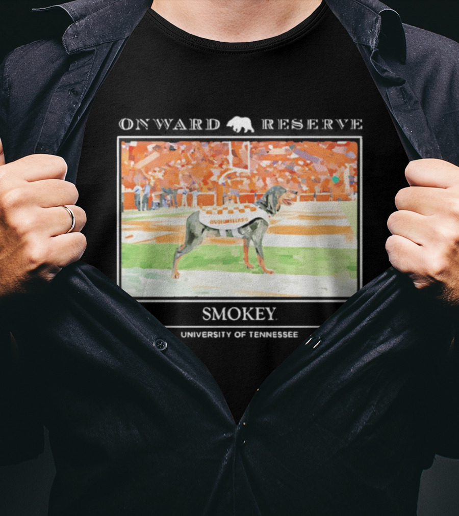 Onward Reserve Smokey University Of Tennessee Volunteers Football Stadium T-Shirt