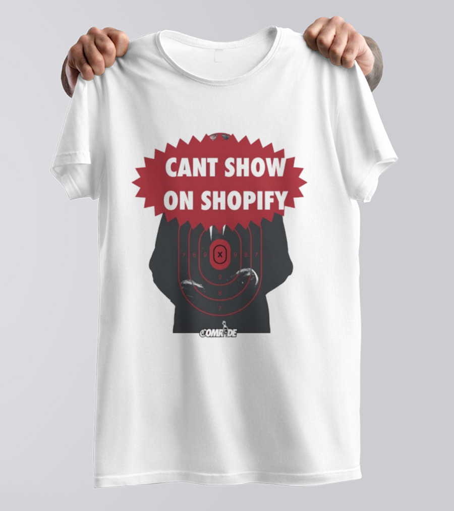 Cant Show On Shopify Target Practice X Comrade T-Shirt
